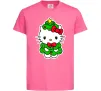 Дитяча футболка Новорічна Кітті Яскраво-рожевий Дитяча футболка Новорічна Кітті Яскраво-рожевий фото