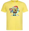 Чоловіча футболка Губка Боб новорічний Лимонний фото