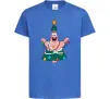 Детская футболка Новорічний Патрік Ярко-синий Детская футболка Новорічний Патрік Ярко-синий фото