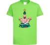 Детская футболка Новорічний Патрік Лаймовый Детская футболка Новорічний Патрік Лаймовый фото