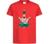 Детская футболка Новорічний Патрік Красный Детская футболка Новорічний Патрік Красный фото