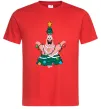 Мужская футболка Новорічний Патрік Красный фото