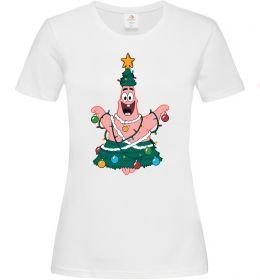 Жіноча футболка Новорічний Патрік