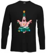 Лонгслив Новорічний Патрік Черный Лонгслив Новорічний Патрік Черный фото