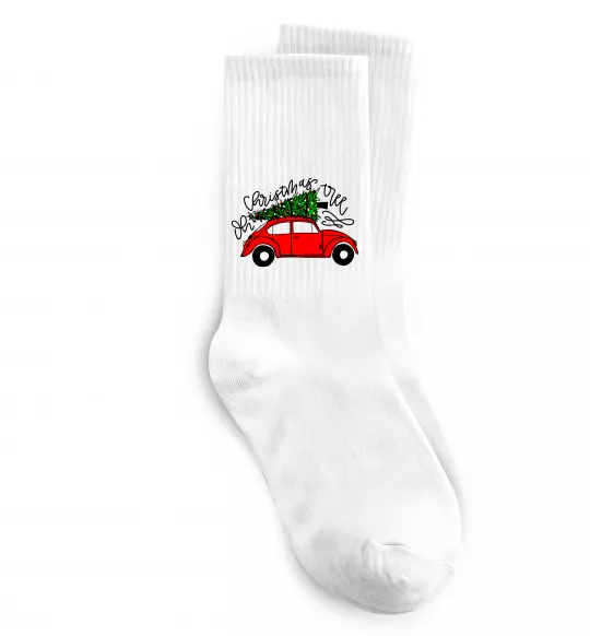 Носки Oh Christmas tree Белый фото