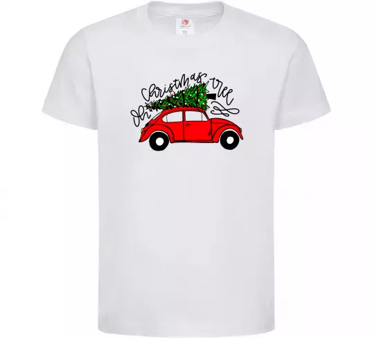 Детская футболка Oh Christmas tree Белый фото