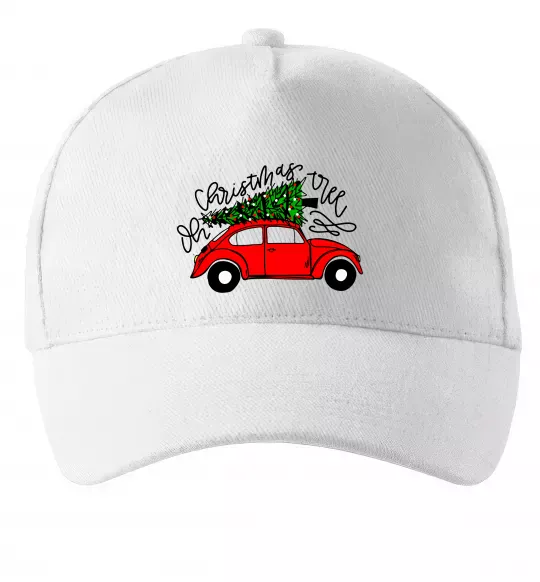 Кепка Oh Christmas tree Білий фото