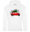 Чоловіча толстовка (худі) Oh Christmas tree Білий фото