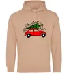 Жіноча толстовка (худі) Oh Christmas tree Пісочний Жіноча толстовка (худі) Oh Christmas tree Пісочний фото