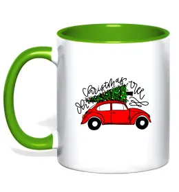 Чашка с цветной ручкой