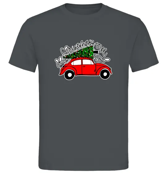 Мужская футболка Oh Christmas tree Графит фото