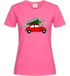 Жіноча футболка Oh Christmas tree Яскраво-рожевий Жіноча футболка Oh Christmas tree Яскраво-рожевий фото