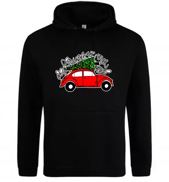 Жіноча толстовка (худі) Oh Christmas tree Чорний фото