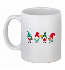 Чашка керамічна Гноми новорічні Чашка керамічна Гноми новорічні