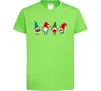 Детская футболка Гноми новорічні Лаймовый фото