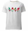 Чоловіча преміум футболка Гноми новорічні Білий фото