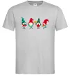 Чоловіча футболка Гноми новорічні Сірий Чоловіча футболка Гноми новорічні Сірий фото