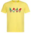 Чоловіча футболка Гноми новорічні Лимонний Чоловіча футболка Гноми новорічні Лимонний фото