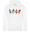 Женская толстовка (худи) Гноми новорічні Белый Женская толстовка (худи) Гноми новорічні Белый фото