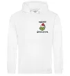 Мужская толстовка (худи) Merry Grinchmas Белый фото
