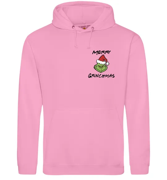 Жіноча толстовка (худі) Merry Grinchmas Рожевий фото