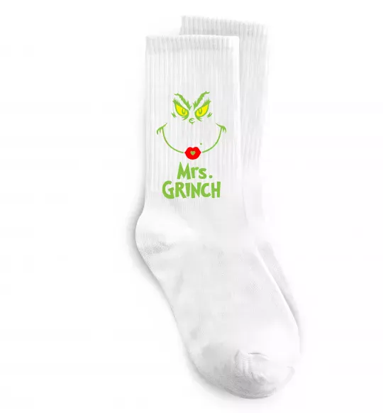 Шкарпетки Mrs.Grinch Білий фото