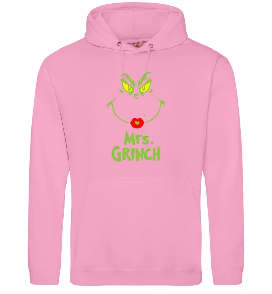 Чоловіча толстовка (худі) Mrs.Grinch Рожевий фото