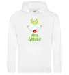 Мужская толстовка (худи) Mrs.Grinch Белый фото