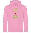 Женская толстовка (худи) Mrs.Grinch Розовый фото