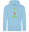 Женская толстовка (худи) Mrs.Grinch Голубой фото