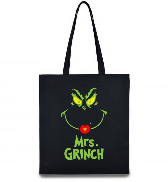 Эко-сумка Mrs.Grinch Черный фото