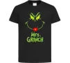 Дитяча футболка Mrs.Grinch Чорний Дитяча футболка Mrs.Grinch Чорний фото