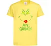 Дитяча футболка Mrs.Grinch Лимонний Дитяча футболка Mrs.Grinch Лимонний фото