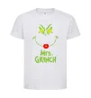 Детская футболка Mrs.Grinch Белый фото