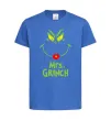 Детская футболка Mrs.Grinch Ярко-синий фото