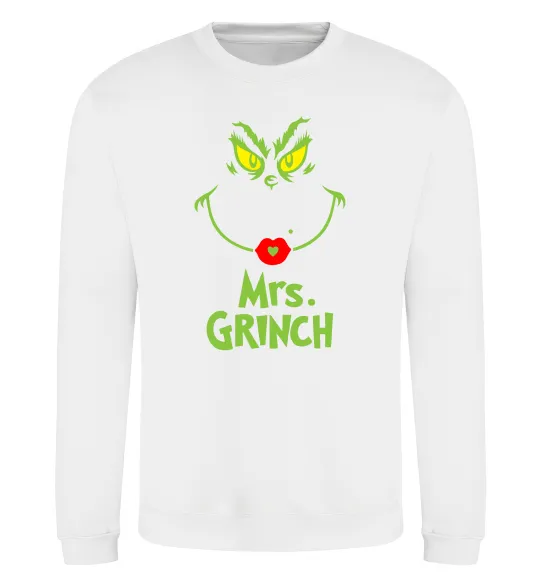 Світшот Mrs.Grinch Білий фото