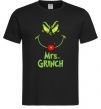 Мужская футболка Mrs.Grinch Черный фото