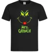 Мужская футболка Mrs.Grinch Черный фото