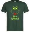 Мужская футболка Mrs.Grinch Темно-зеленый фото