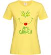 Женская футболка Mrs.Grinch Лимонный фото