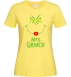 Женская футболка Mrs.Grinch Лимонный Женская футболка Mrs.Grinch Лимонный фото