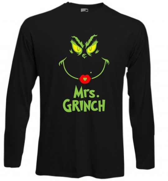 Лонгслів Mrs.Grinch Чорний фото