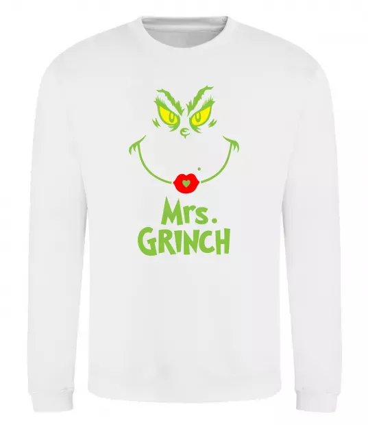 Світшот Mrs.Grinch Білий фото