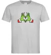 Мужская футболка Грінч сердечко Серый Мужская футболка Грінч сердечко Серый фото