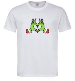 Мужская футболка Грінч сердечко Мужская футболка Грінч сердечко