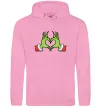 Женская толстовка (худи) Грінч сердечко Розовый фото