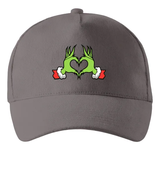 Кепка Грінч сердечко Серый фото
