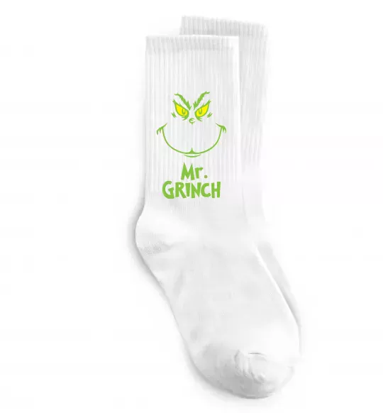 Шкарпетки Mr.Grinch Білий фото