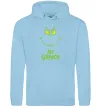 Мужская толстовка (худи) Mr.Grinch Голубой Мужская толстовка (худи) Mr.Grinch Голубой фото