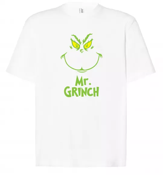 Футболка Оверсайз Mr.Grinch Белый фото